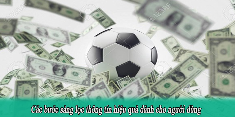 Các bước sàng lọc thông tin hiệu quả dành cho người dùng